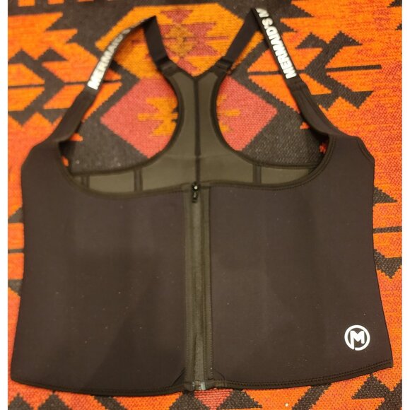 Mermaids Mystery Women's Sauna Waist Trainer Vest 3XL Neoprene Spandex Black - Picture 8 of 16